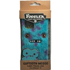 Fuggler Gaptooth McGoo Furry iPhone 15 Phone Case Blue Purple Monster